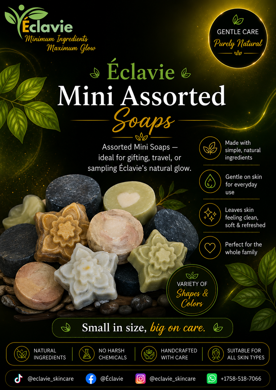 Assorted Mini Soaps (3*1oz)