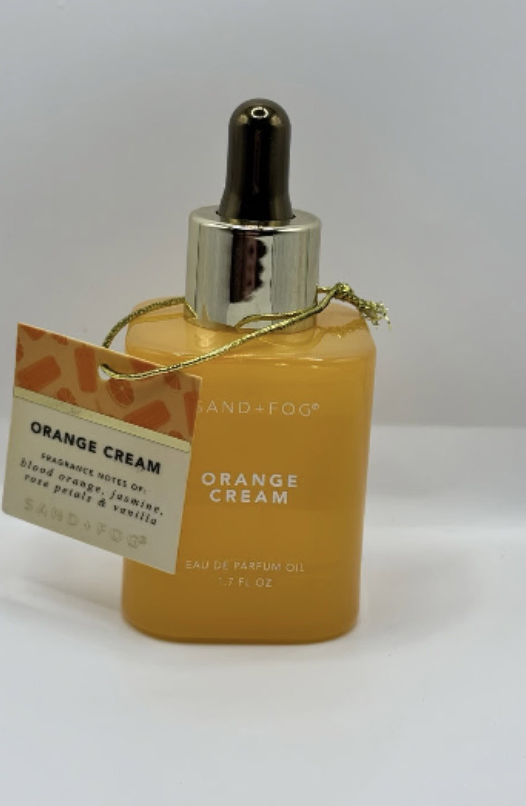 Sand and fog orange cream dropper 