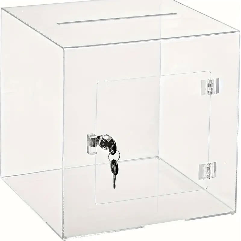 Acrylic wedding envelope Box_10