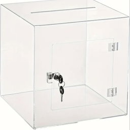 Acrylic wedding envelope Box