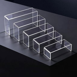 Acrylic Presentation Stands set of 5