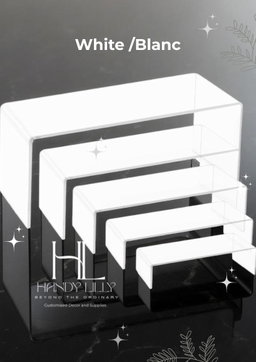 Acrylic Presentation Stands set of 5