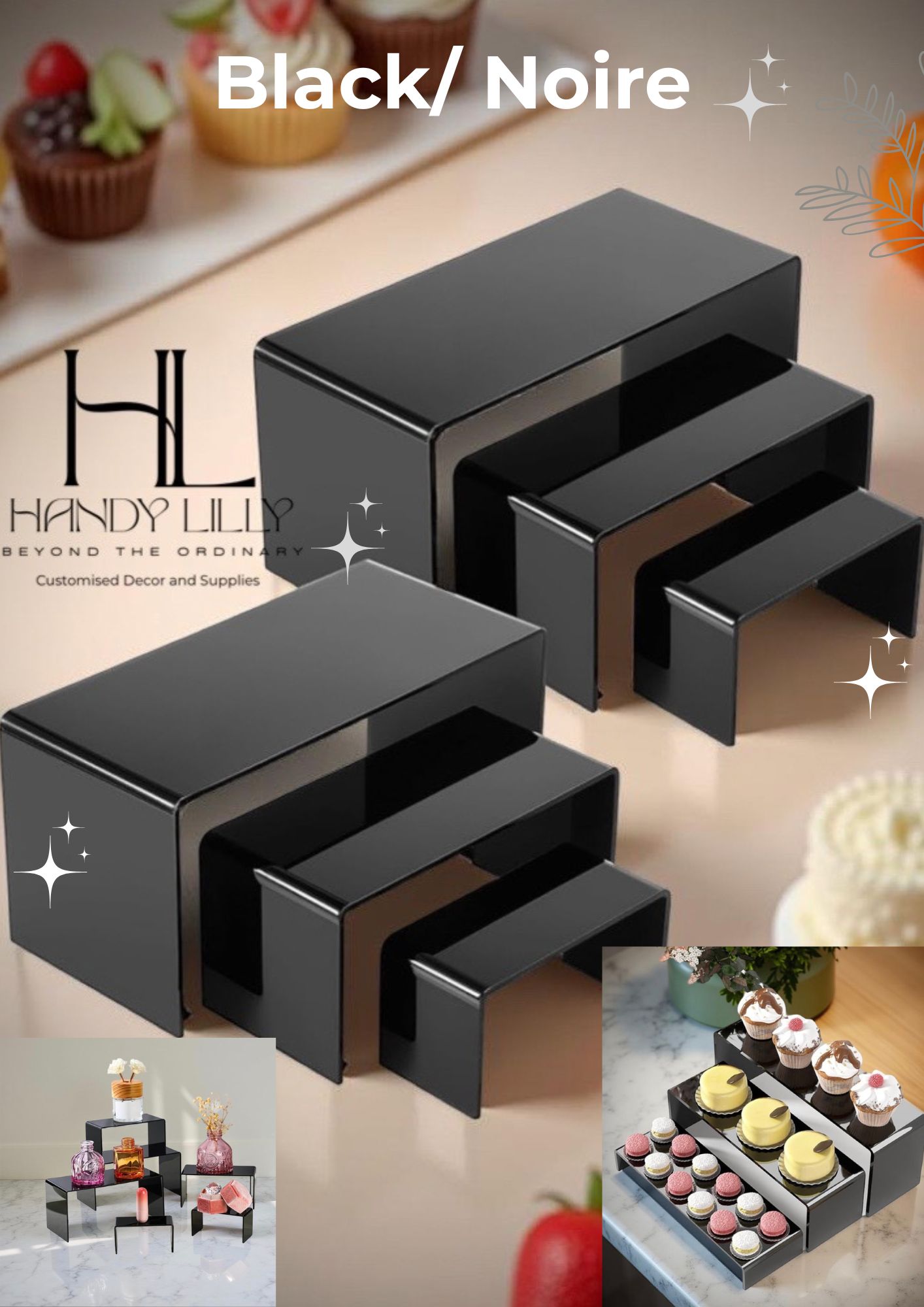 Acrylic Presentation Stands set of 5_0