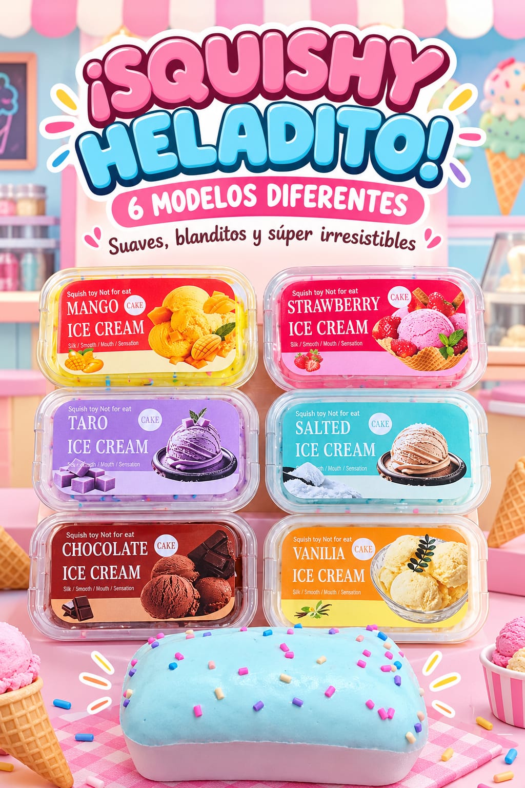 Squishy Tarrina de Helado 