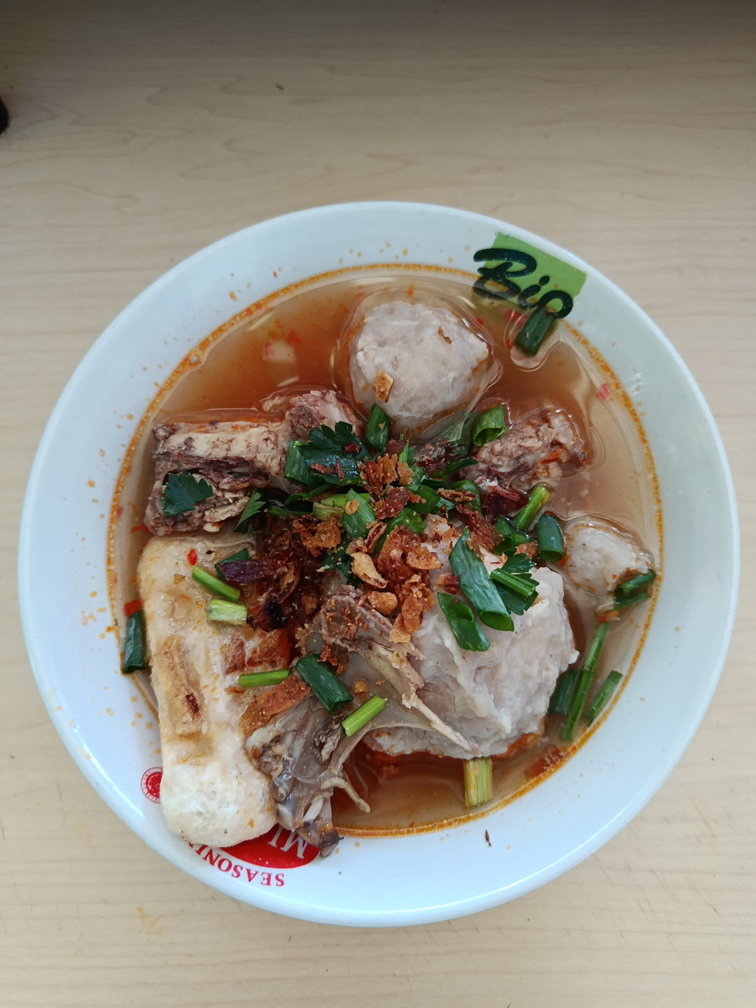 Bakso pedas balungan