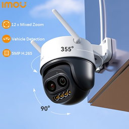 IMOU IPC-S7DN-5M0WEZ  Wifi Camera 5M0WEZ 5MP | H.265 | 2.8 and 12 mm lens (12x Hybrid Zoom)