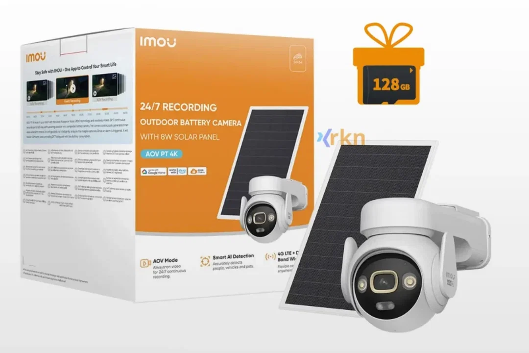 IMOU IMOU AOV PT SOLAR | IPC-B7ED-5M0TEA-EU-FSP14 AOV PT 5MP 4G & WIFI