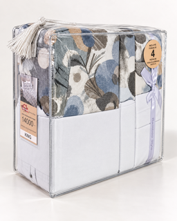 Sábanas king 14000 estampada