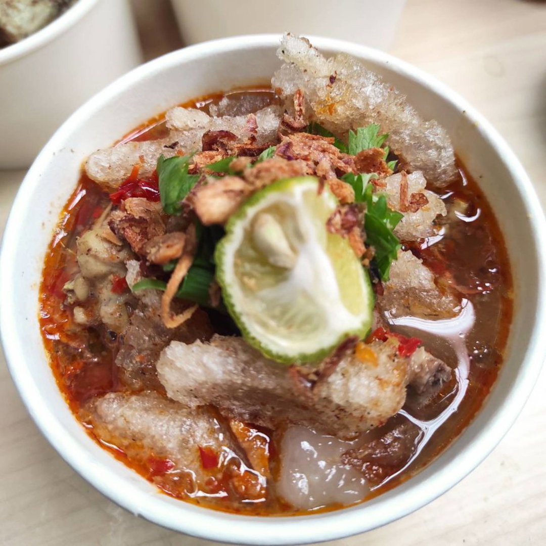 Baso Aci mix cireng balungan