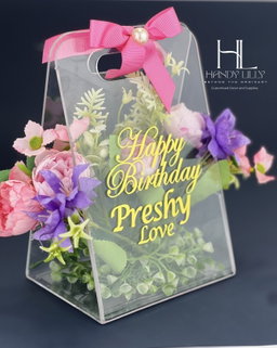 Acrylic shopping bag