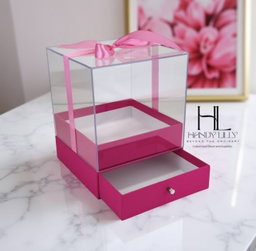 Half Acrylic Box with drawer