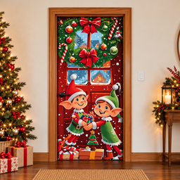 Funda decorativa para puerta