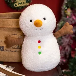 Cojin decorativo muñeco de nieve