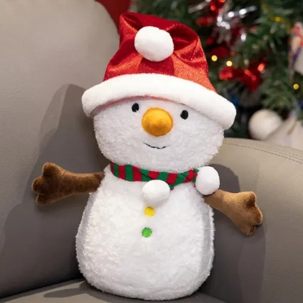 Cojin decorativo muñeco de nieve