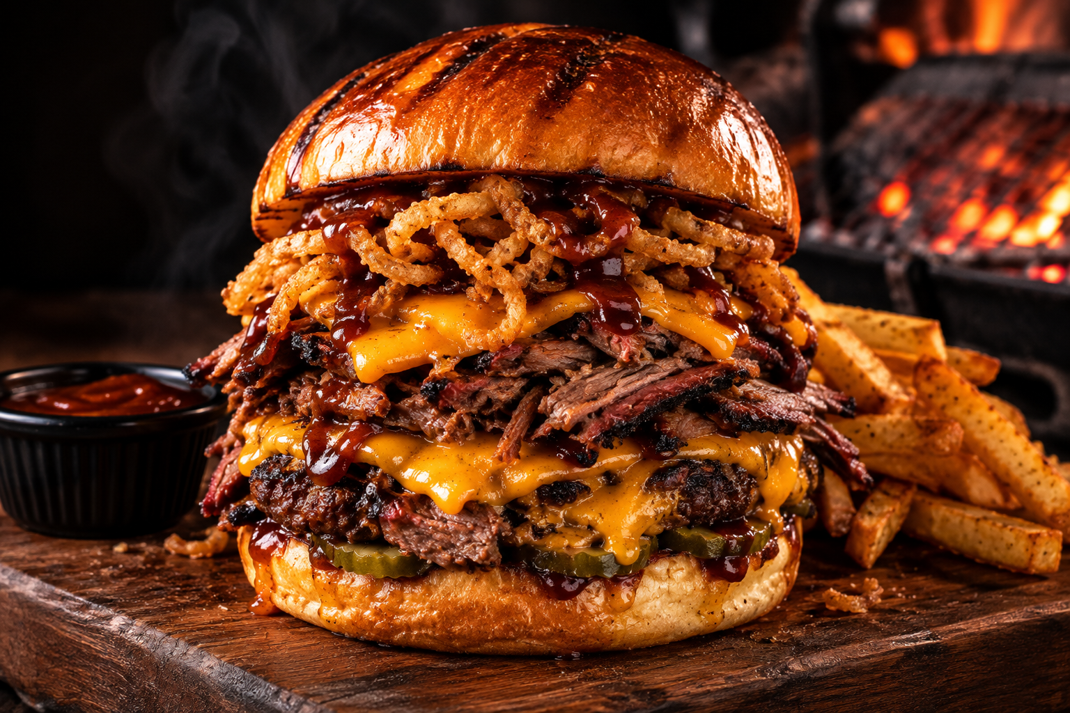 Hamburguesa Doble Humo