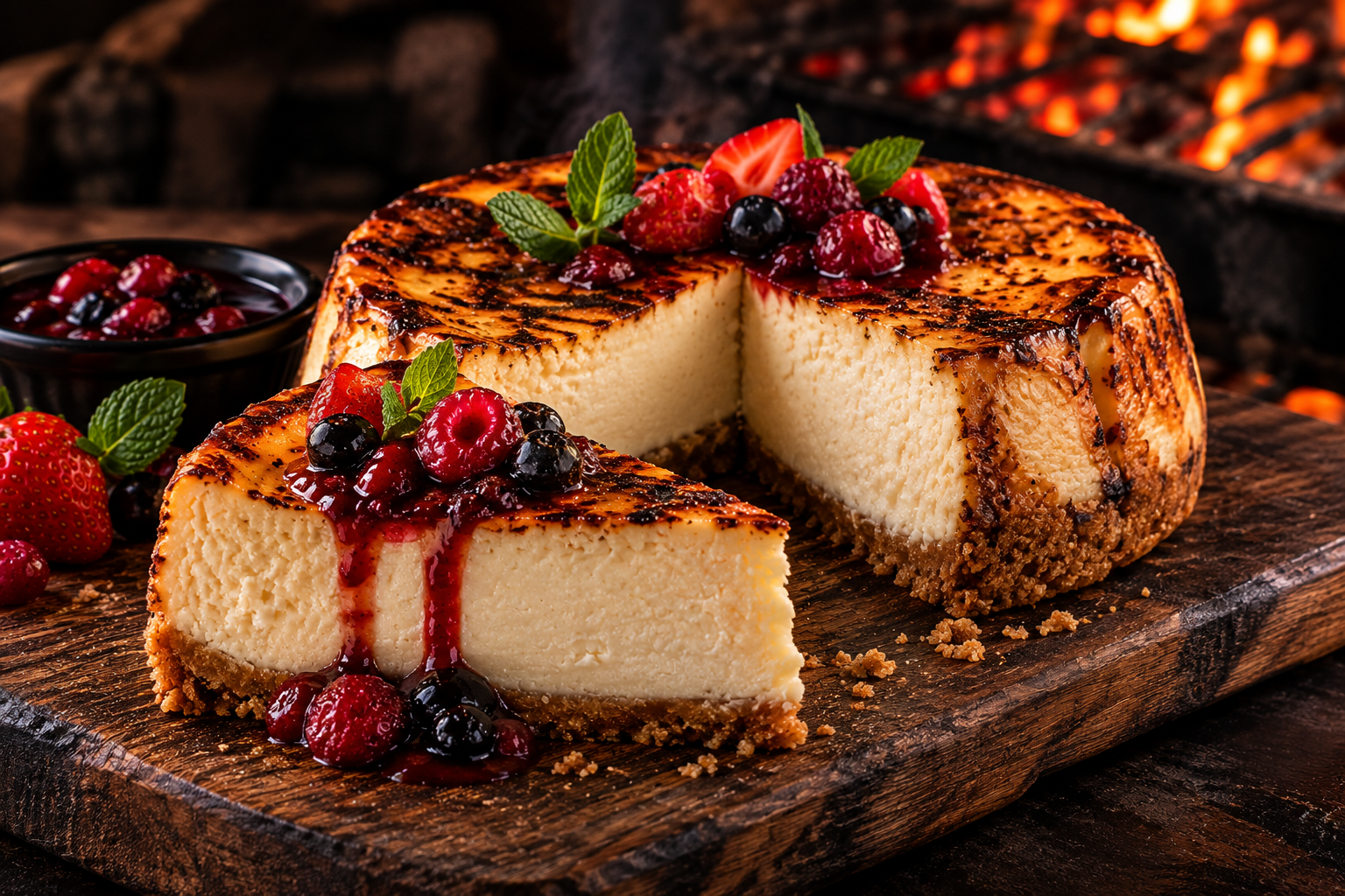 Cheesecake a la Parrilla 