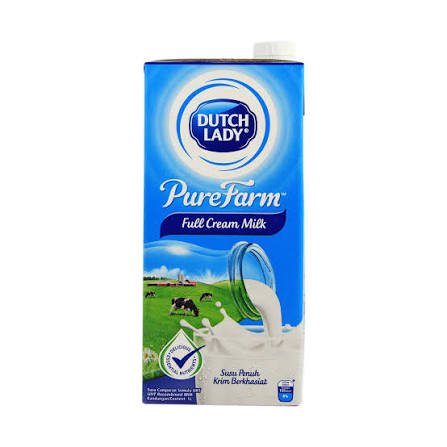 DUTCH LADY UHT FULL CREAM MILK 1 LITER