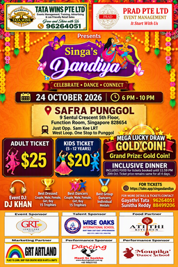 Singa’s Dandiya Child tickets 