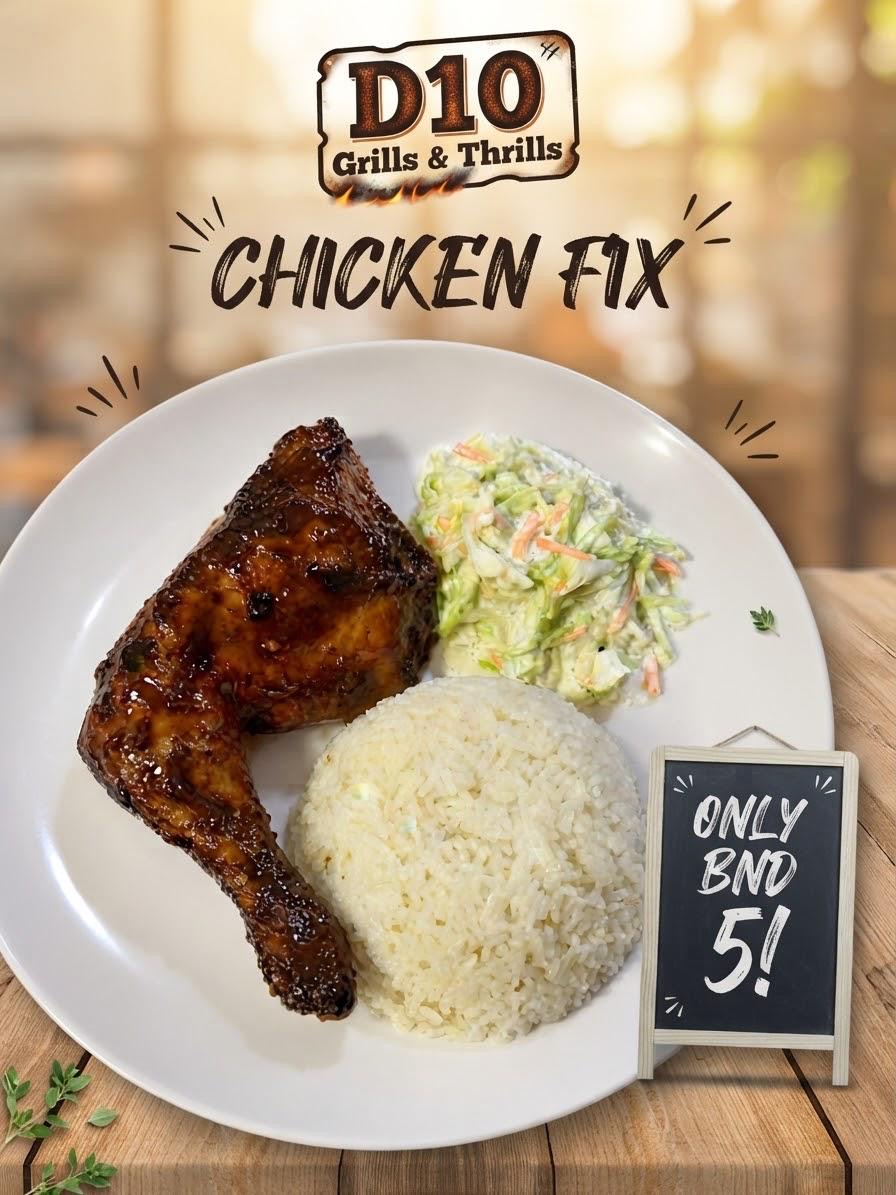 Grill Whole Chicken Leg with Garlic Rice and Coslaw_0