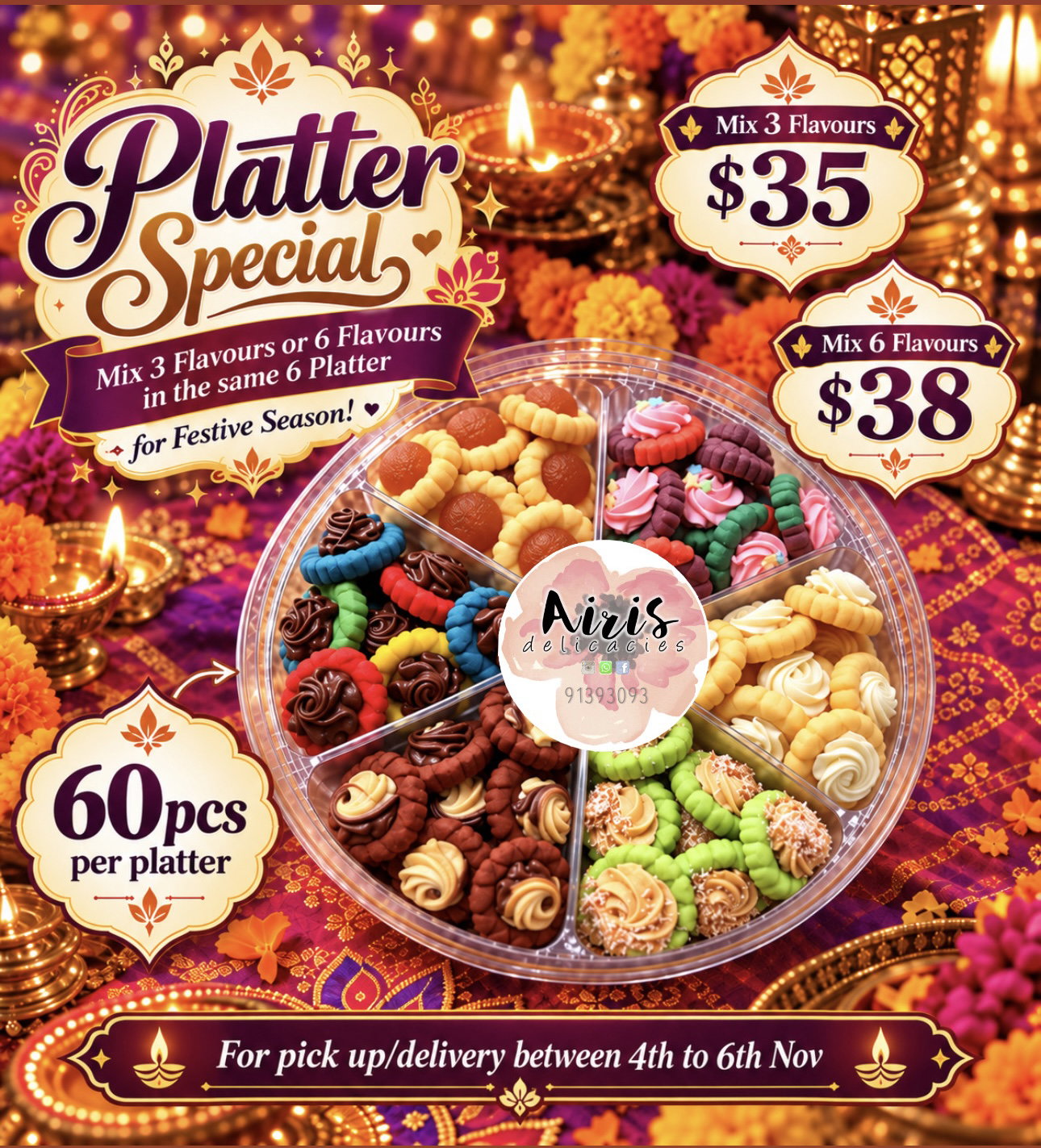 60pcs Platter Tarts - Festive Season Only_0