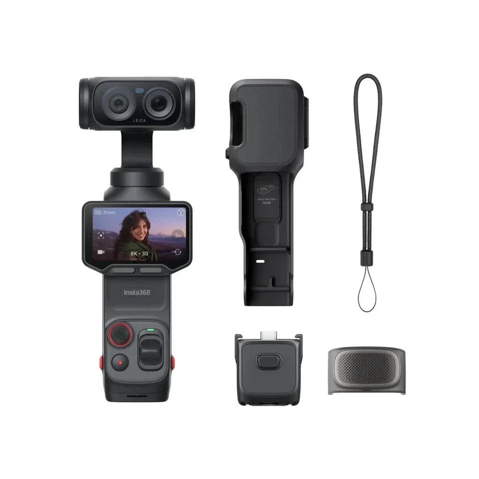 Dji Insta 360 Luna Ultra 8K Dual Lens Gimbal Standard Camera-Black_1