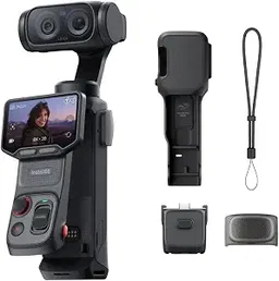 Dji Insta 360 Luna Ultra 8K Dual Lens Gimbal Standard Camera-Black