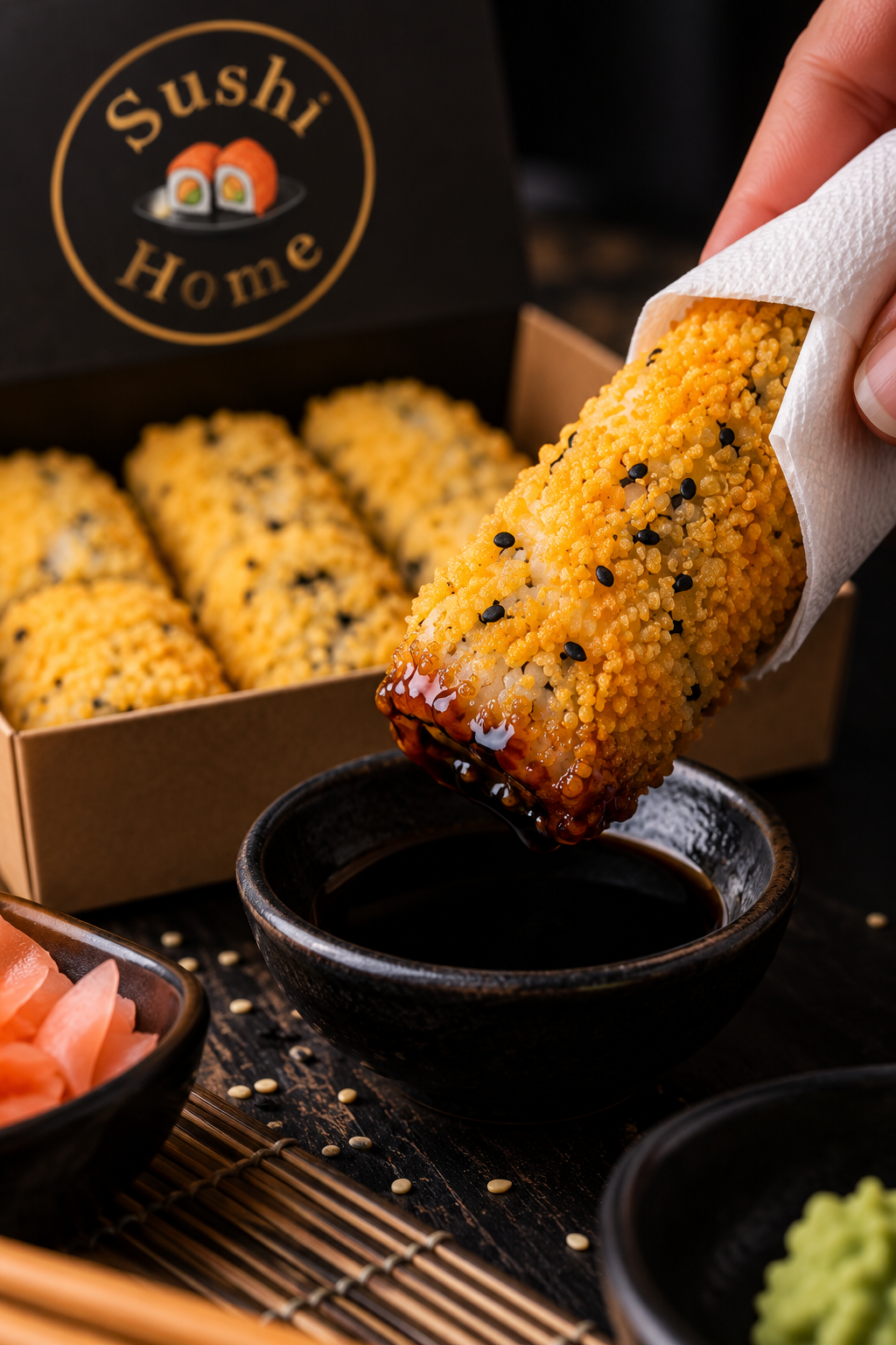 Hand roll Lango