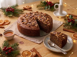 Bolo de Noz, Canela e Mel