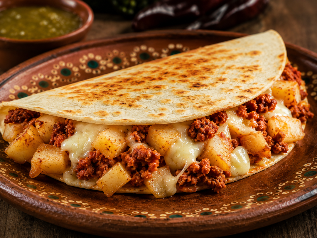 KEKA PAPA CON CHORIZO