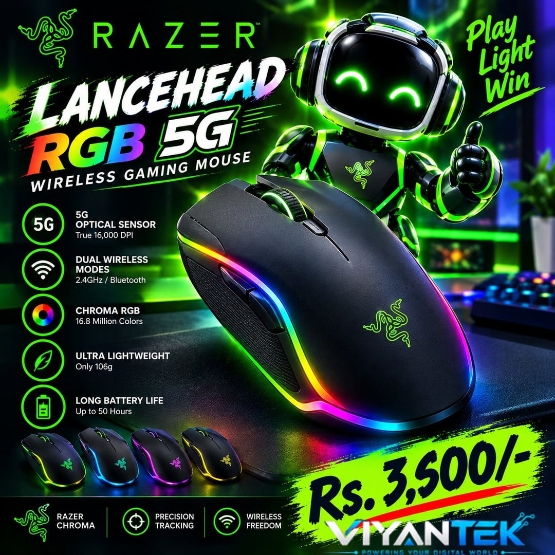  RAZER RGB 5G LANCEHEAD MOUSE (9079)