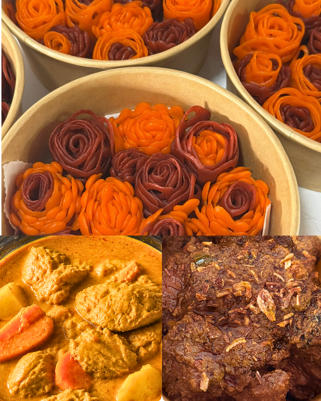 Personal Blooms Platter – Chicken Curry