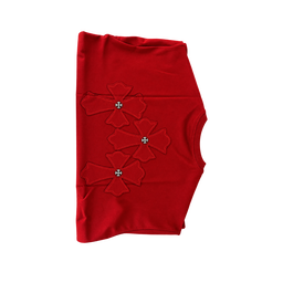 Cross Embroidered Tee