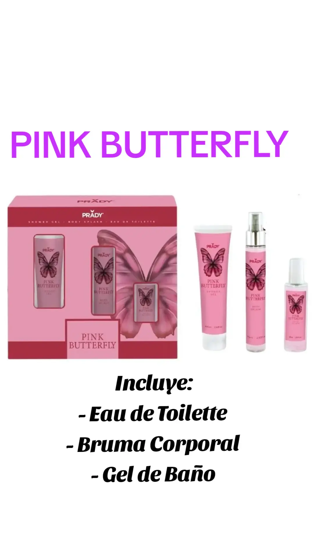 Estuche PINK BUTTERFLY