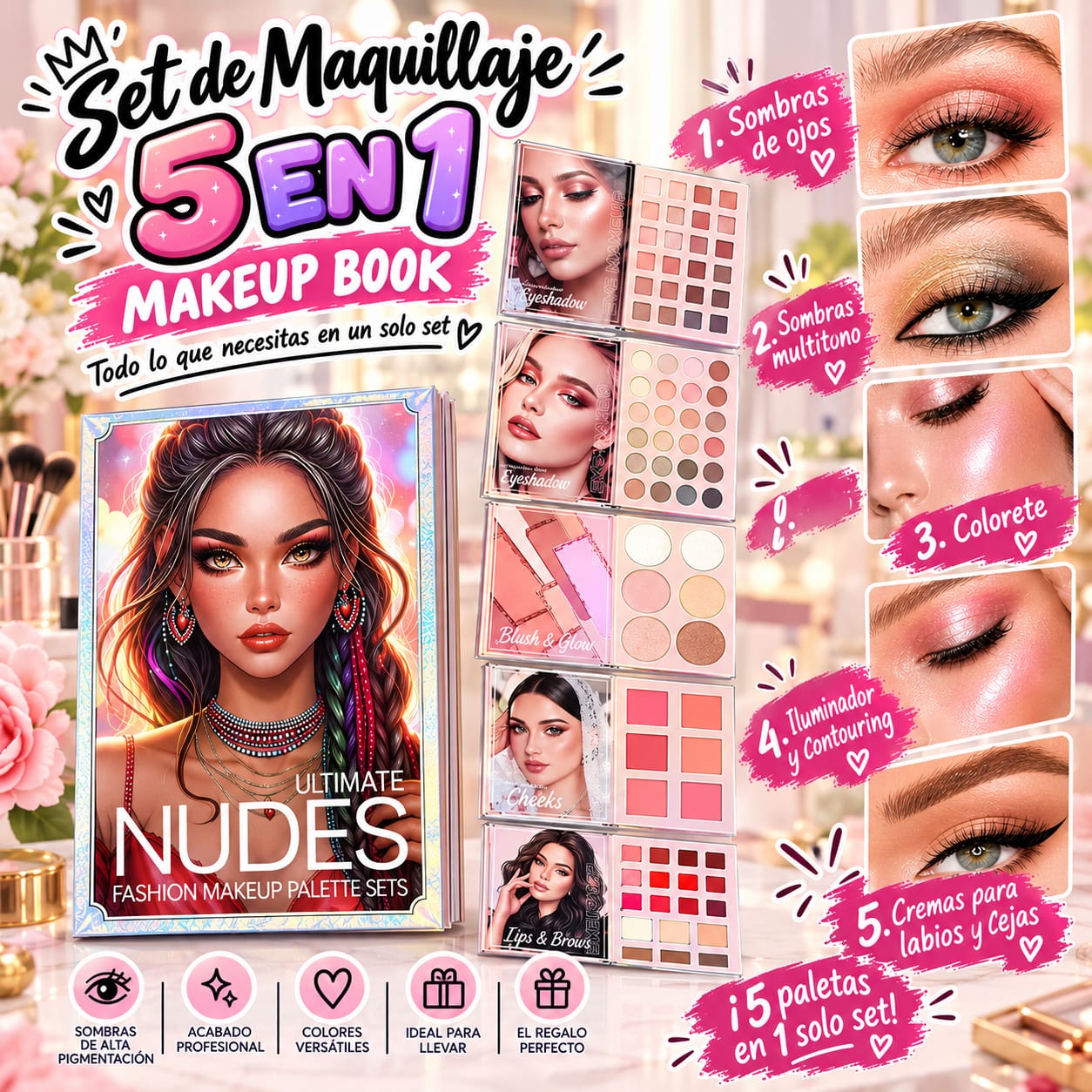 Libro de maquillaje Ultimate Nudes