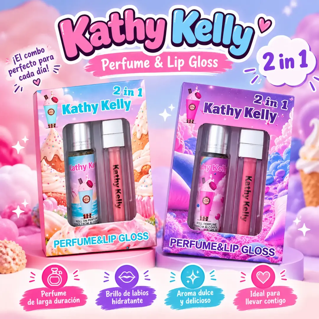 Set de Perfume y Labial - Helados