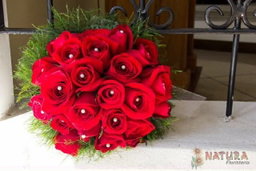 Bouquet de Novia con Rosas Rojas