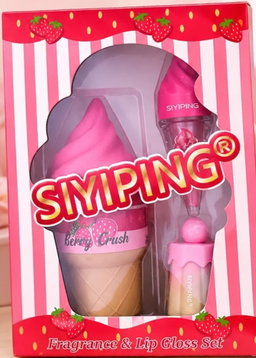Set de Fragancia y brillo labial - Helados