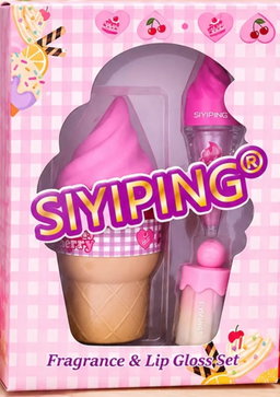 Set de Fragancia y brillo labial - Helados
