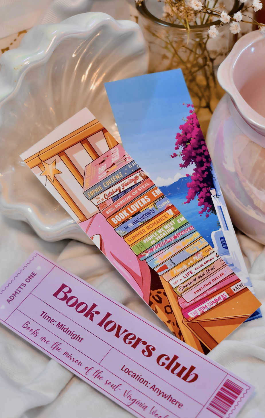 Illustrated & Aesthetic Trio Bookmarks