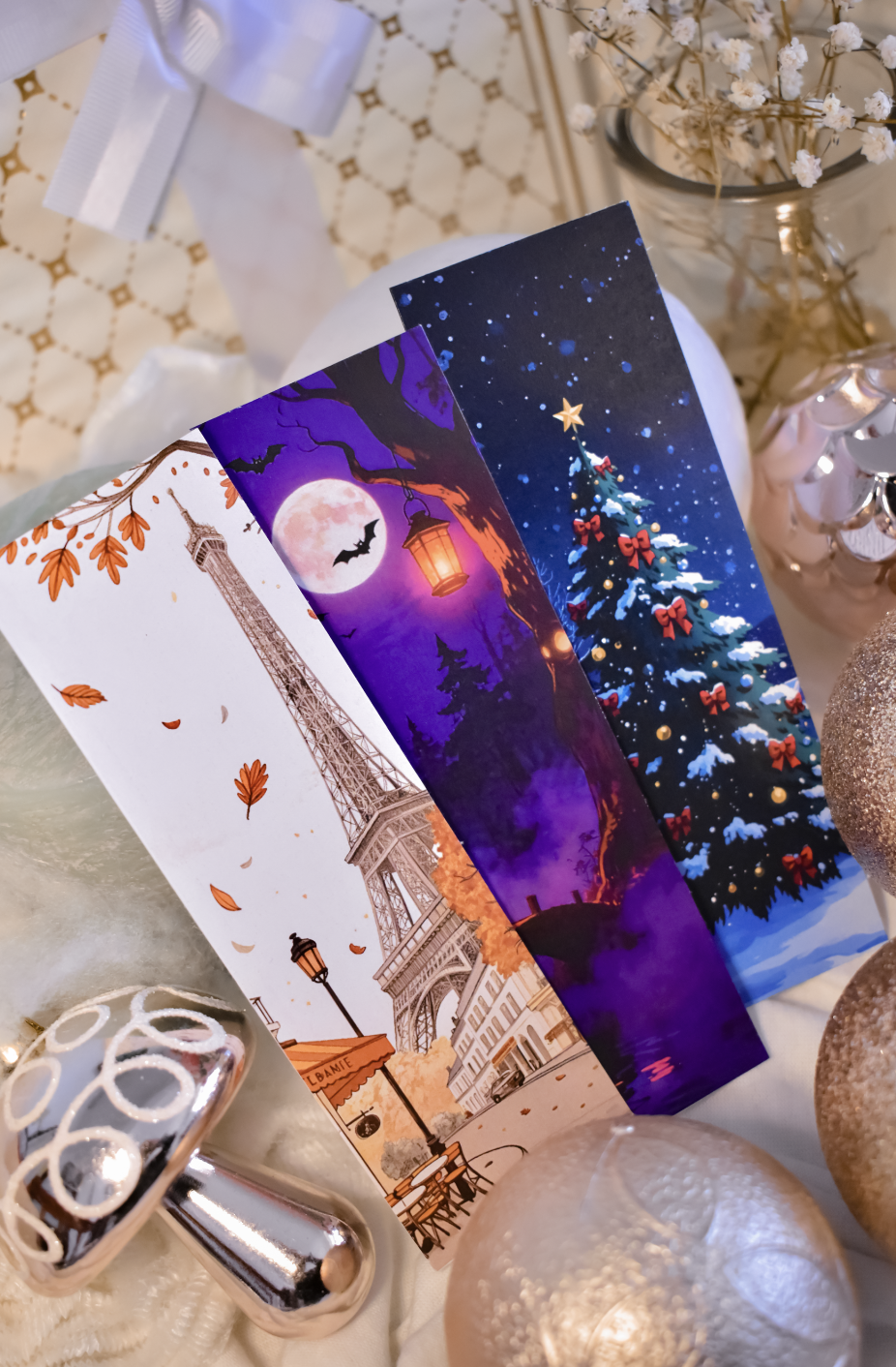 Festive Trio Bookmarks