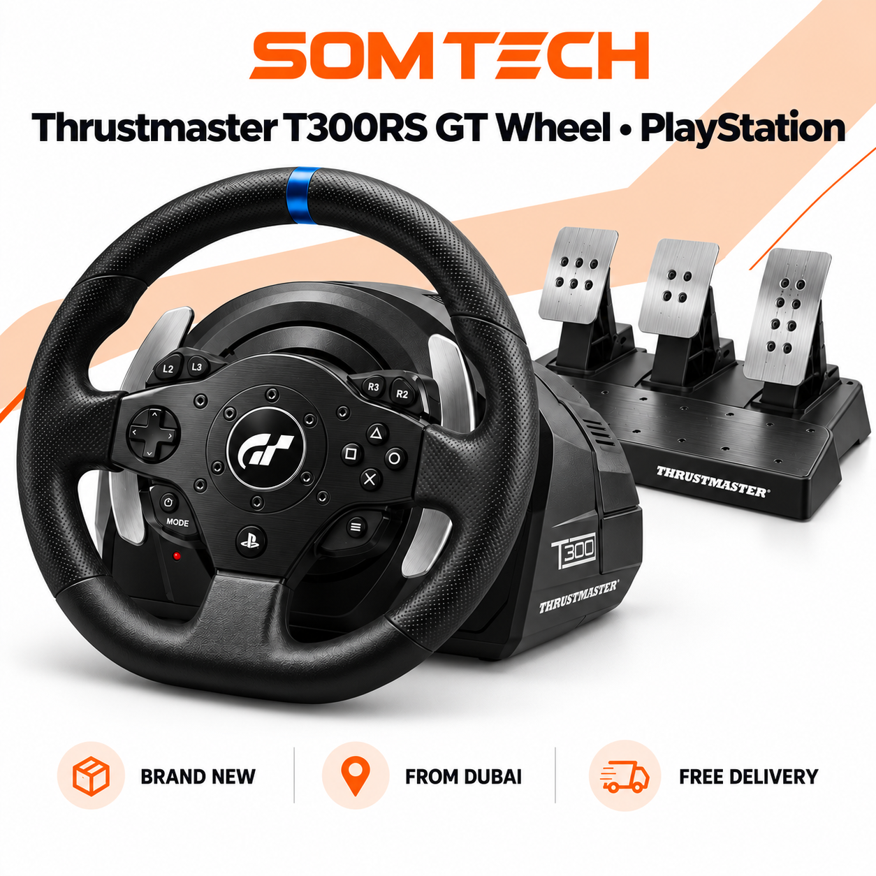 Thrustmaster T300RS GT Racing Wheel — PlayStation