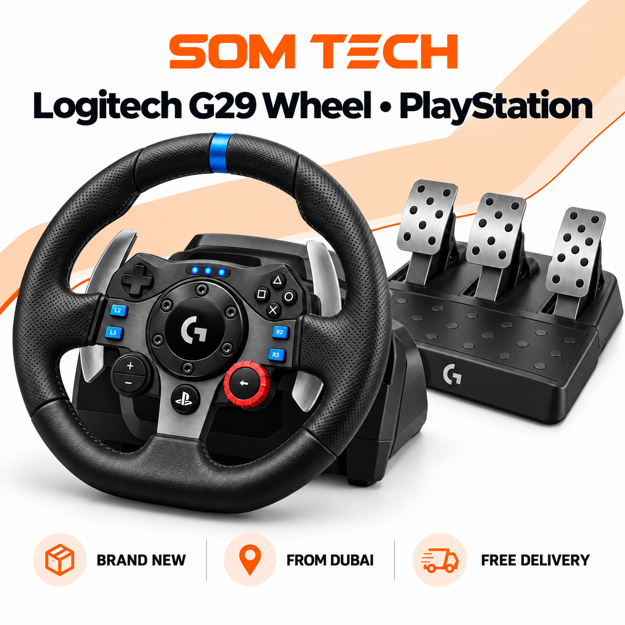 Logitech G29 Racing Wheel โ PlayStation