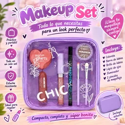 Neceser con maquillaje Chic