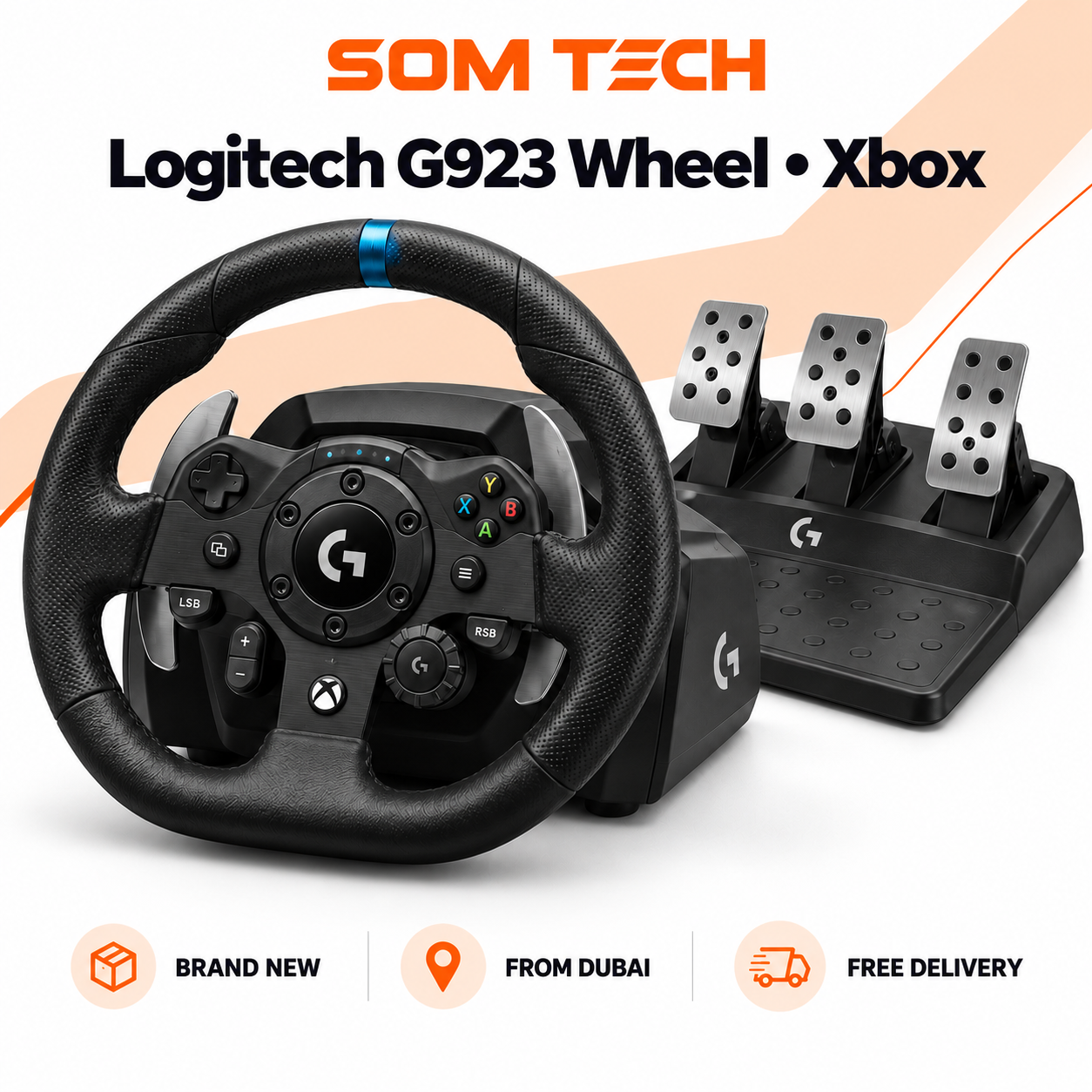 Logitech G923 Racing Wheel โ Xbox