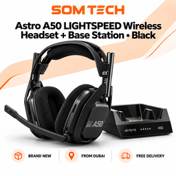 Astro A50 LIGHTSPEED Wireless Headset + Base Station — Black