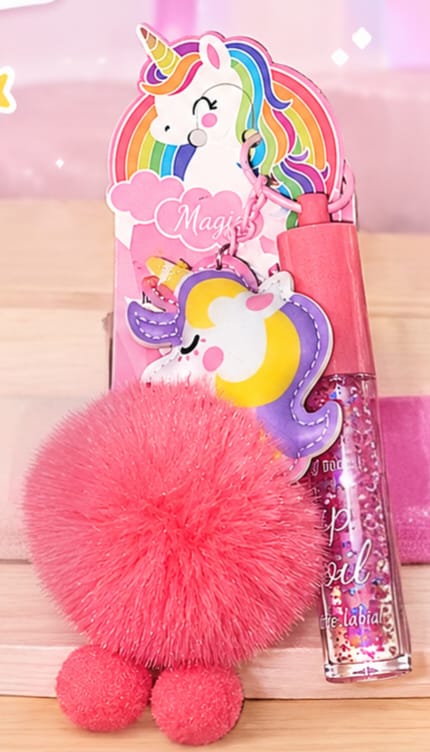 Llavero de Unicornio con labial _2