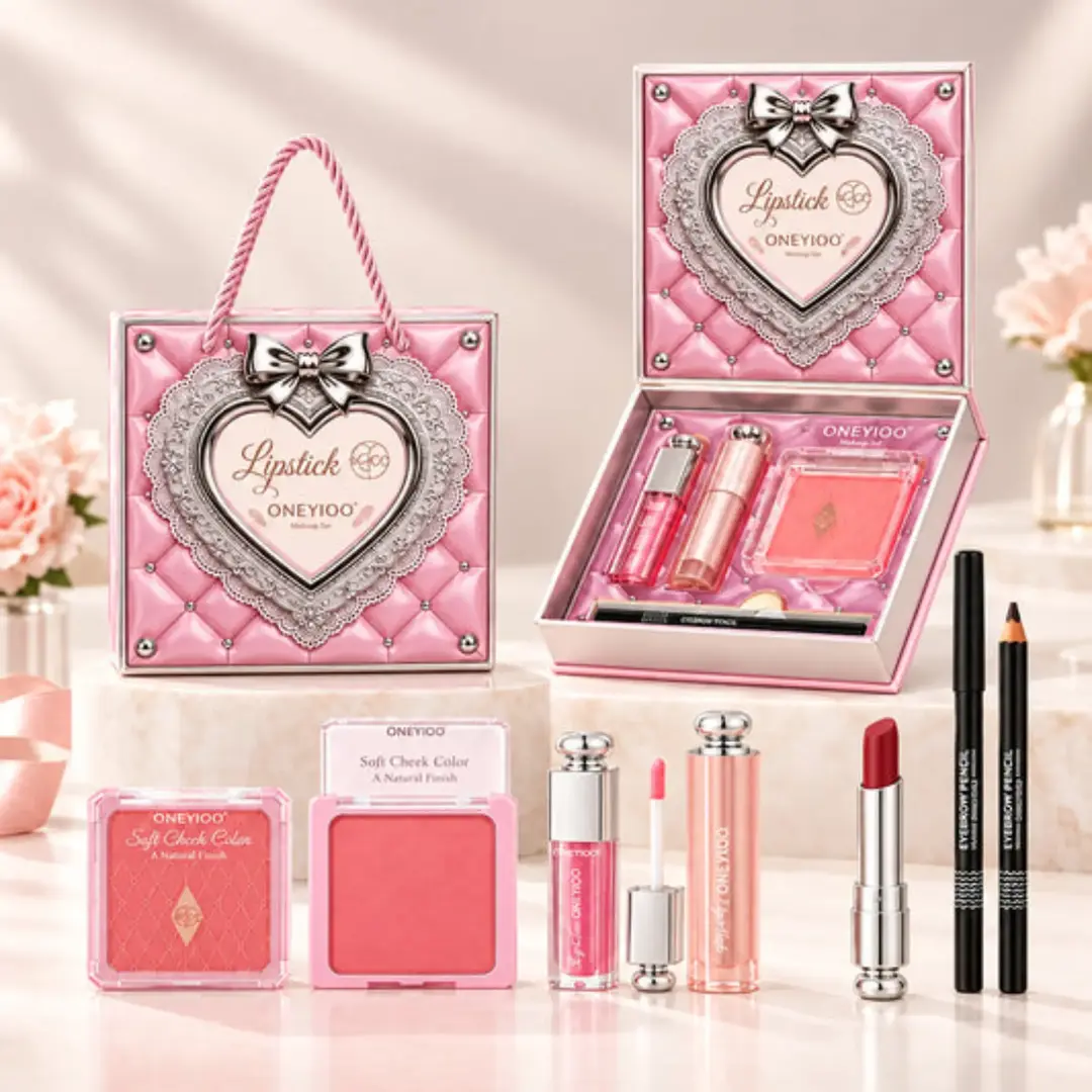 Estuche de maquillaje con bolsa regalo