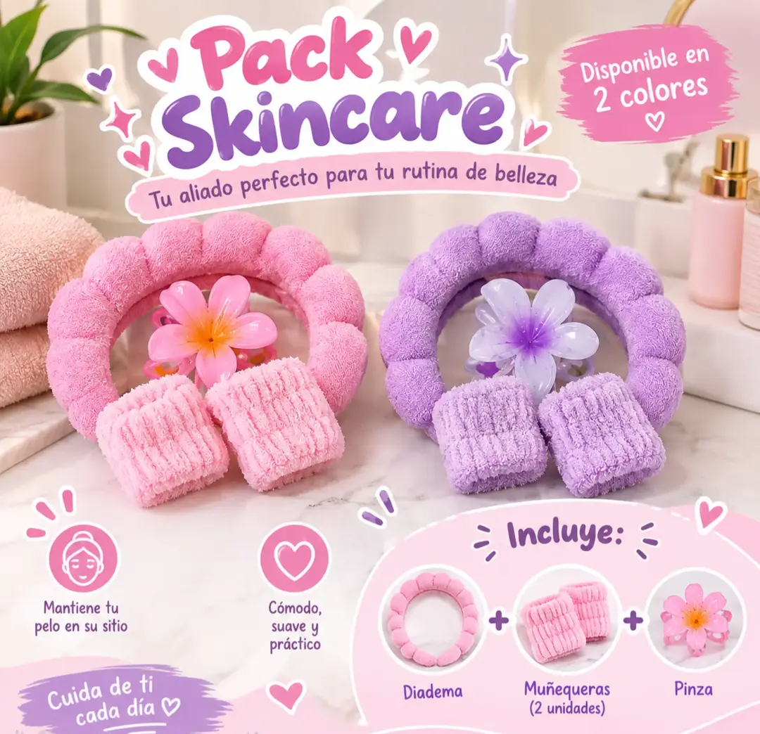 Pack Diadema Skincare