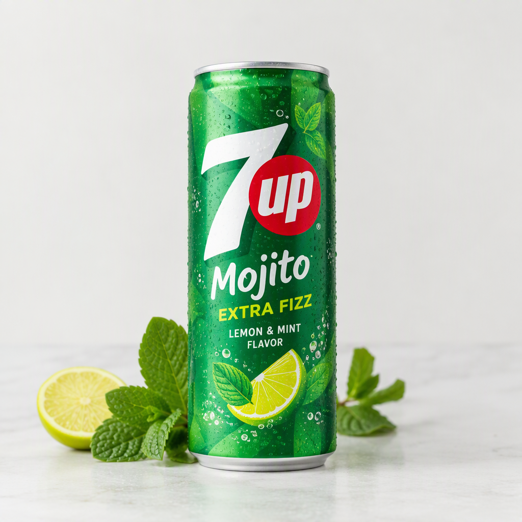 7up Mojito Extra Fizz Lemon & Mint Flavor