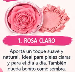 Colorete en Polvo en forma de Rosa